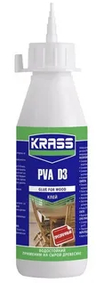 Клей для древесины Krass PVA D3 водостойкий 0,5л