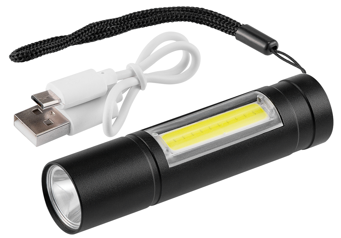 Фонарь компактный Ritter сд 2в1 алюминевый сплав AccuPRO600 USB COB 10 Вт+LED 5 Вт