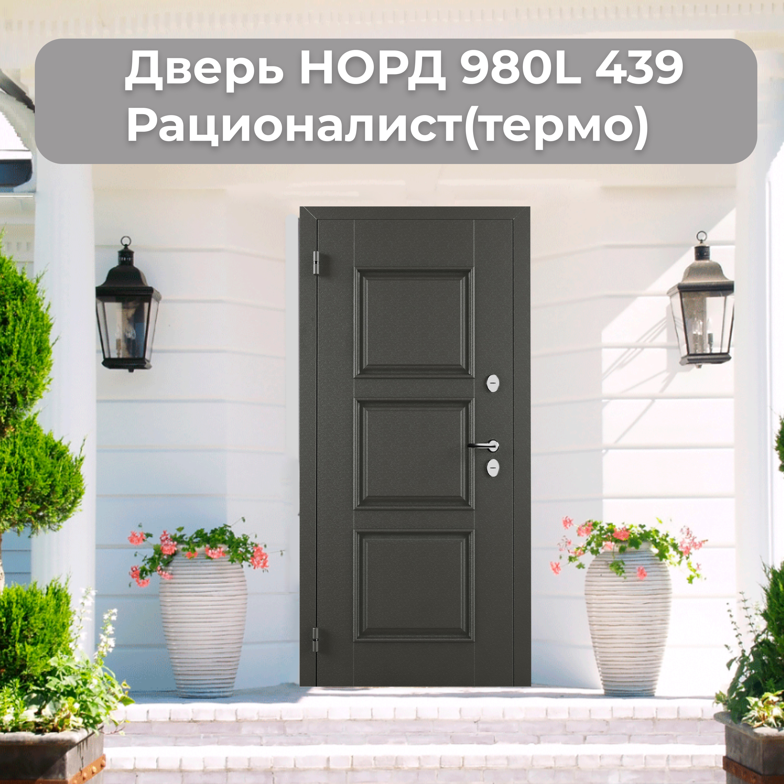 Дверь НОРД 980L 439 Рационалист(термо)