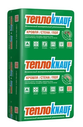 Утеплитель KNAUF для Кровли и Стен TS 36 16x50*610*1230, 12 м2, 0,6 м3