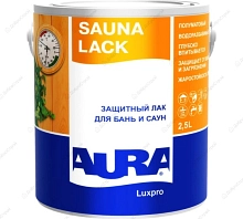 Лак AURA Sauna Lack 2,5л