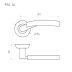 Ручка дверная 99А AL ст.бронза