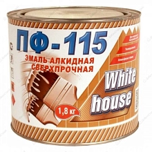 Эмаль ПФ-115 White House серая 1,8 кг