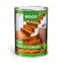 Лак FARBITEX ПРОФИ WOOD паркетный, алкидно-уретановый, износостойкий, матовый, 9 л