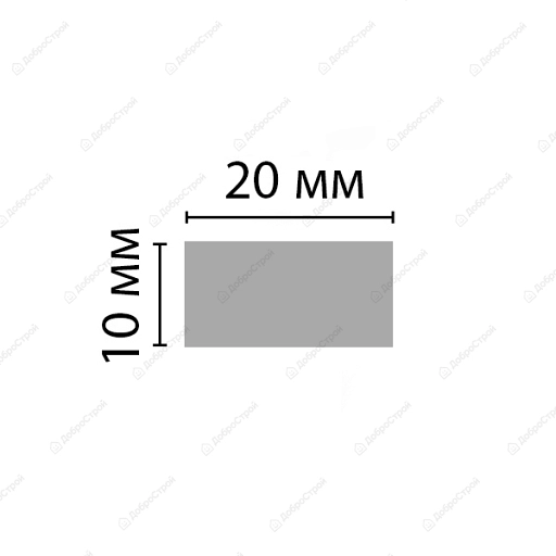 Молдинг Decomaster  D047-77 ДМ 20*10*2900 мм