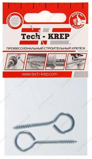 Шуруп-кольцо Tech-Krep 5х40 мм, 2 шт