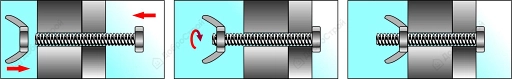 Гайка Tech-Krep M5 DIN315 барашковая, 20 шт