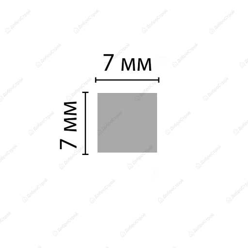 Молдинг Decomaster 137-1153 ДМ  7*7*2900 мм