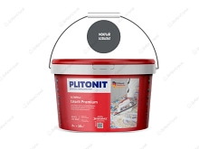 Затирка цементная PLITONIT Colorit Premium эластичная, мокрый асфальт 2 кг