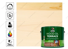 Масло "Dufa"  Wood OIL Terraсe бесцветный  1,9л