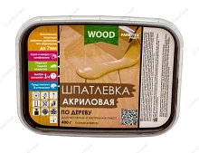 Шпатлевка Farbitex Профи Wood акриловая по дереву, венге, 0,4 кг, 0,25 л