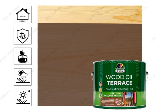 Масло "Dufa"  Wood OIL Terraсe палисандр  2л