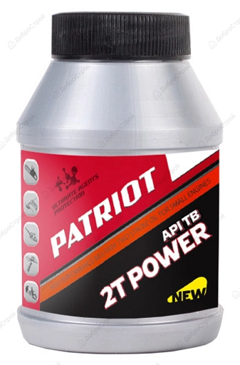 Масло минеральное Patriot Power Active 2T, 100мл