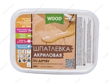 Шпатлевка Farbitex Профи Wood акриловая по дереву, белый, 0,4 кг, 0,25 л