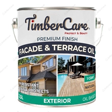 Масло для фасадов и террас TimberCare Façade&Terrace Oil натуральный 2,5 л