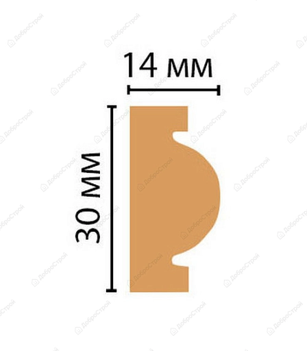 Молдинг 157-55/42 ДМ 30*13*2400 мм