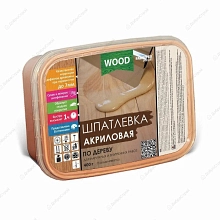 Шпатлевка Farbitex Профи Wood акриловая по дереву, орех, 0,4 кг, 0,25 л