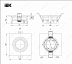 Светильник IEK 4109  встраиваемый  поворотный  GU10  белый/шоколад