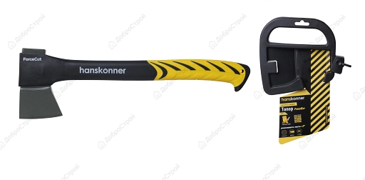 Топор Hanskonnner HK1015-01-FB0650, 650г, фиберглассовая рукоять