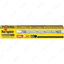 Лампа Navigator галогенная 500Вт R7s 2900К 7х117мм