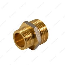 Ниппель переходной 1/2"x3/8" наружная резьба/наружная резьба CTM