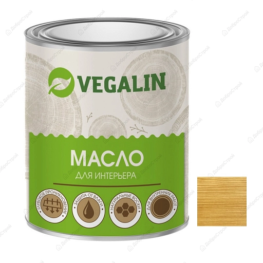 Масло для интерьера     VEGALIN Кварц 0,75л